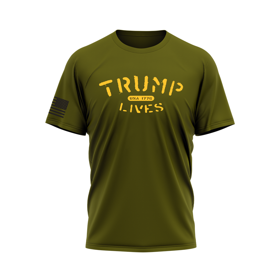 Trump Lives Military T-shirts – Men – Verve United